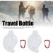 2Set 50ml Travel Bottle Home Decoration Pendant Pendant with Keychain Flip Cap Plastic Liquid Bottle Refillable Leakproof Transparent Squeeze Container (Flip cover maple leaf Flip cover maple leaf style - Buy Online on GoSupps.com