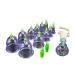 KLY -1 Set Chinese Great Medical Body Healthy Care 12 Cups Kit Cupping Therapy(ENGLISH MANUAL)
