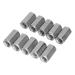 ANKROYU 10pcs Long Nuts Carbon Steel Standoff Threaded Fasteners Hex Hexagonal Sleeve Nut Standoff Long Rod Nut for Home Office and Other Machinery Industry(M6*18)