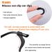 Soft Silicone Glasses Ear Handles - 10 Pairs Non-Slip for Glasses Sunglasses & Reading Glasses (Black) - 42 x 11 mm - Buy Online on GoSupps.com