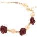COLLBATH Bracelet The Girlfriend Birthday Flower Bracelet Alloy Miss Red Rose Wrist Chain - Buy Online on GoSupps.com