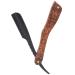 High-Quality Manual Blade Holder | Solid Rosewood Straight Blade Holder with Comfortable Clip-On Handle for Effortless Shaving - Buy Online on GoSupps.com
