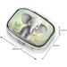 Lovely Elephant Printing Small Pill Case - Cute 2 Compartment Travel Pill Box Organizer for Purse - Perfect Gift - Buy Online on GoSupps.com