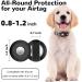 PKQTOP Pet Collar Holder for Airtag Silicone Dog Collar Cover Compatible with Apple Airtag GPS Tracker Waterproof Case for Cat Collar Black - Buy Online on GoSupps.com