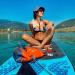 MoiShow SUP Paddle - 3-Piece Adjustable Stand Up Paddle Board with Floating Alloy Shaft - Blue - Buy Online on GoSupps.com