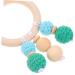 TOYANDONA 4pcs Stroller Yarn Bead Pendant - Woodsy Decor for Newborn Infant Stroller and Crib - Buy Online on GoSupps.com