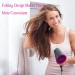 1800W Compact Hair Dryer with Diffuser - Portable Gray Hair Care Tool for Travel - Buy Online on GoSupps.com