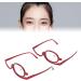 Buy Rotatable Magnifying Makeup Glasses for Women - Red (+2.50) | Enhance Precision Eye Makeup Application - Buy Online on GoSupps.com