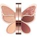 Butterfly Shape Eyeshadow Palette | Ultra-Blendable High Pigmented Matte Glitter Eye Shadow Pallet | Matte Glitter Long Lasting Eye Shadow Pallet 12b Chocolate Mousse Color - Buy Online on GoSupps.com