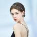 Auswalar Blue Rhinestone Headband Bling Crystal Head Bands for Women Girls Vintage Parties Hair Accessory - Buy Online on GoSupps.com