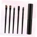 MUSISALY 5pcs Eyeshadow Brush with Case Cosmetic Tools Liner Brush for Eyes Eyeshadow Brush Kit Black - Buy Online on GoSupps.com