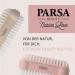 PARSA Beauty Nature Love Double-Sided Nail Brush - Hand Washing Brush in Pink | 1 Piece for Perfect Nails - Buy Online on GoSupps.com