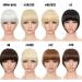 Bangs Hair Clip Fake Bangs Synthetic Blunt Bang Clip in Hair Extension Women Blunts Fringe Hair Black Brown Bangs 2 Clips Bangs Clip in Hair(Color:Light brown) 8inch Light brown - Buy Online on GoSupps.com
