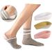 NOLITOY Height Increase Insoles - 3 Pairs Shoe Inserts for Heels Pink Translucent Cushions Comfortable Plantar Heel Cups for Men - Buy Online on GoSupps.com