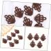 UPKOCH 90 Pcs Chocolate Model Doll House Keychain Accessories Phone Case Crafts Tiny Food PVC Pretend Mini 3.00X2.50X0.20CMx3pcs - Buy Online on GoSupps.com