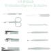 Manikure pedikure set 10 in 1 Edelstahl Professionelle Manik re Pedik re Set Nagelknipser Schere Grooming Kit - Buy Online on GoSupps.com