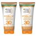 Garnier Ambre Solaire Sunscreen Moisturising Sun Protection Milk SPF 30ung (1 x 50 ml) (Pack of 2) 50 ml (Pack of 2)