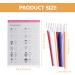Mobestech 1 Set Manicure Exercise Book Manicure Kit Nail Kit Nail Supplies Kit Nail Art Pen Nail Art Practice Supplies Nail Detail Pen Nail Art Practice Liner Pen for Beginner Nail Liner Pen - Buy Online on GoSupps.com