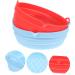 COLLBATH Air Fryer Silicone Fryer Oven Pan 2Pcs air Fryer pan Silicone loaf pan air Fryer Cushion Silicone Liner for air Fryer Round Baking mat Air Fryer Silicone Basket - Buy Online on GoSupps.com