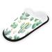 RPlife Spa slippers green watercolor cactus succulent multicolored soft guests slippers comfortable women slippers house guests slippers medium green watercolor cactus succulents multi -colored