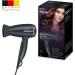 Beurer Style Pro HC25 Travel Hair Dryer - Dual Voltage Lightweight Portable Hairdryer (1200/1600 Watts) - Ion Function & Overheat Protection - Gold/Black - Buy Online on GoSupps.com