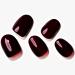 GLAMERMAID Red Press on Nails - Short Oval Halloween Gothic Handmade Jelly Gel Nails | Reusable Acrylic False Nails Manicure Kits for Women | Perfect Gift Amaretto Delight - Buy Online on GoSupps.com
