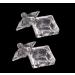 JIHUOO 2 Pieces Clear Dappen Glass Nail Art Cup Glass Bowl Liquid Powder Dappen Dish Container with Lid D
