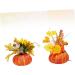 Zerodeko 4 Pcs Giant Fake Pumpkin Halloween Pumpkin Decorations Large Artificial Pumpkins Halloween Decor Artificial Pumpkin Decoration Maple Leaf Decor DIY Fake Pumpkin Lantern Pomegranate - Buy Online on GoSupps.com