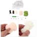 Lurrose 4 Sets Wool Doll Crochet Hook Key Hanging Decor Supply Knitted Key Pendants Crochet Supplies Simple - Buy Online on GoSupps.com