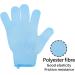 2Pcs Exfoliating Gloves - Bamboo Shower Gloves - Bath and Body Exfoliator Mitts - Scrubs Away Ingrown Hair and Dead Skin - for Shower Spa Massage and Dead Skin Cell Remover Loofah - Blue 1 pair blue - Buy Online on GoSupps.com