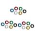 Gatuida 18 Stk Mini toys for children spiked strip spiked finger mini toys ring For children child rings quiet toy acupressure finger rings elementary school massage spring