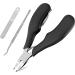 Toenail Clippers for Thick Nails - Professional Toe Nail Clippers for Ingrown Toenails | Cuticle Nipper Trimmer Kit Big Nail Cutter Scissors with Nail File Pedicure Tool for Men & Women - Buy Online on GoSupps.com