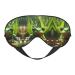 Frog and Rain Print Unisex Sleep Mask Double-Sided Eye Mask Ideal for Sound Sleep and Skin Care