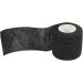 Qigui 8 Rolls Self-Adhering Cohesive Bandage - Elastic Fixing Bandage for Fingers Hands Toes & Feet (5cm x 4.5m Black) - International Shipping Available - Buy Online on GoSupps.com