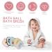Ipetboom 15 Pcs Bath Ball & Sponge Set - Soft Polyester Bathing Essentials for Toddlers - Buy Online on GoSupps.com