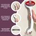 Safe-er-Grip Suction Cup Grab Bar for Bathtubs & Showers - 16 Inch White/Grey | Bathroom Safety Assist Handle - Buy Online on GoSupps.com