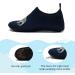 Kids Barefoot Aqua Socks for Water Sports, Non-Slip Quick Dry Shoes - Navy Blue, Size UK 8.5/9 - Buy Online on GoSupps.com