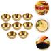 Milisten 1 Set 8pcs Dish Seasoning Dipping Plates Side Dish Japanese Plates Mini Dipping Plate Small Sauce Cups Metal Gold Decor Sauce Bowls Stainless Steel Sushi Measuring Cup - Buy Online on GoSupps.com