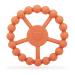 Baby Teething Toys - Soft & Easy Grip Teething Ring Perfect for Babies and Teether Toys to Help Soothe Gums  Non-Toxic  BPA Free Silicone Teething Toys for Babies 0-6-12 Months (Light Red)
