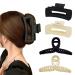 Large Hair Claw Clips for Thick & Thin Hair 4.3 Strong Hold Matte Claw Hair Clips for Women & Girls (4 Pack)