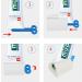 3 Pack Rolling Tube Toothpaste Squeezer Toothpaste Seat Holder Stand Rotate Toothpaste Dispenser for Bathroom Toothpaste Rollers Turn Squeeze Tool Saves Toothpaste Creams Ointment etc Puts an end to Waste(Blue) - Buy Online on GoSupps.com
