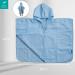 Urban Kanga Baby Bath Poncho with Hood | Two-Sided Crystal Blue Poncho for Children 1 Year - International Shipping - Buy Online on GoSupps.com