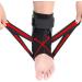 Amagogo Adjustable Ankle Brace with Side Stabilizers - Optimal Support & Comfort Black M - International Shipping Available - Buy Online on GoSupps.com
