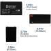 Mighty Max 12V 8Ah UPS Battery Replacement for APC Back-UPS ES BE650G - Reliable Performance & International Shipping - Buy Online on GoSupps.com