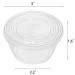 Hedume 300 Sets 4oz Portion Cups with Lids - BPA-free Disposable Plastic Cups for Souffle, Jello, Meal Prep, Portion Control, Salad Dressing, Slime - Condiment Container - Buy Online on GoSupps.com