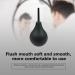 TSHAOUN Enema Bulb Douche 160ml for Men & Women - Reusable Silicone Nozzle Cleaning Kit (Black) - Buy Online on GoSupps.com