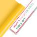 HTVRONT HTV Vinyl Rolls Heat Transfer Vinyl - 12 x 5ft Yellow HTV Vinyl for Shirts  Iron on Vinyl for All Cutter Machine - Easy to Cut & Weed for Heat Vinyl Design (Yellow) Yellow 12 x 5 FT Classic