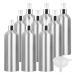 TIANZD 12 Pcs 500ml Empty Silver Aluminium Fine Mist Spray Bottle with White/Silver Metal Spray Head Refillable Travel Alu Bottles for Body Sprays Room Fragrances Perfumes Hair Garden Funnel Silver 500ml