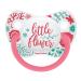 Canpol babies pacifier silicone jaw shape (Little Flower Rose 6-18 M)