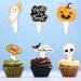 16Pcs Cake Toppers Halloween Cupcake Toppers Cake Insert Cards For Party Decor Halloween Cupcake Toppers - Buy Online on GoSupps.com
